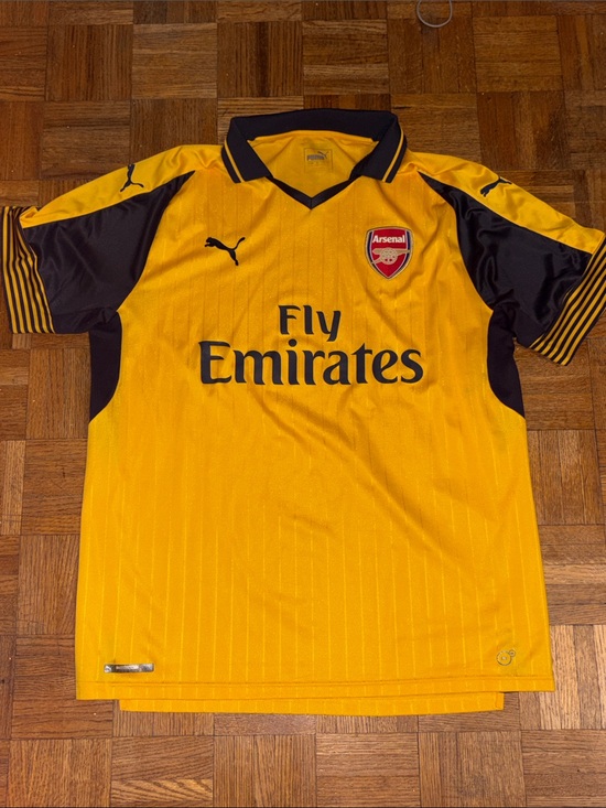 Puma Other - Arsenal Away Football Soccer Puma Jersey Yellow 2016